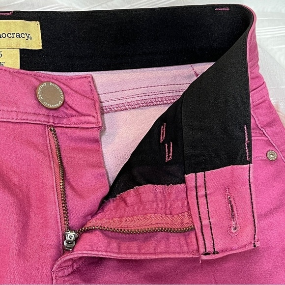 Democracy AB technology size 6 magenta coloured soft jeans - Picture 6 of 9